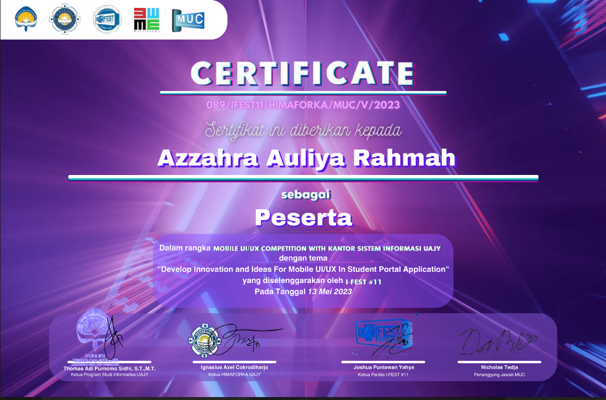 I-FEST UAJY Competition Participant